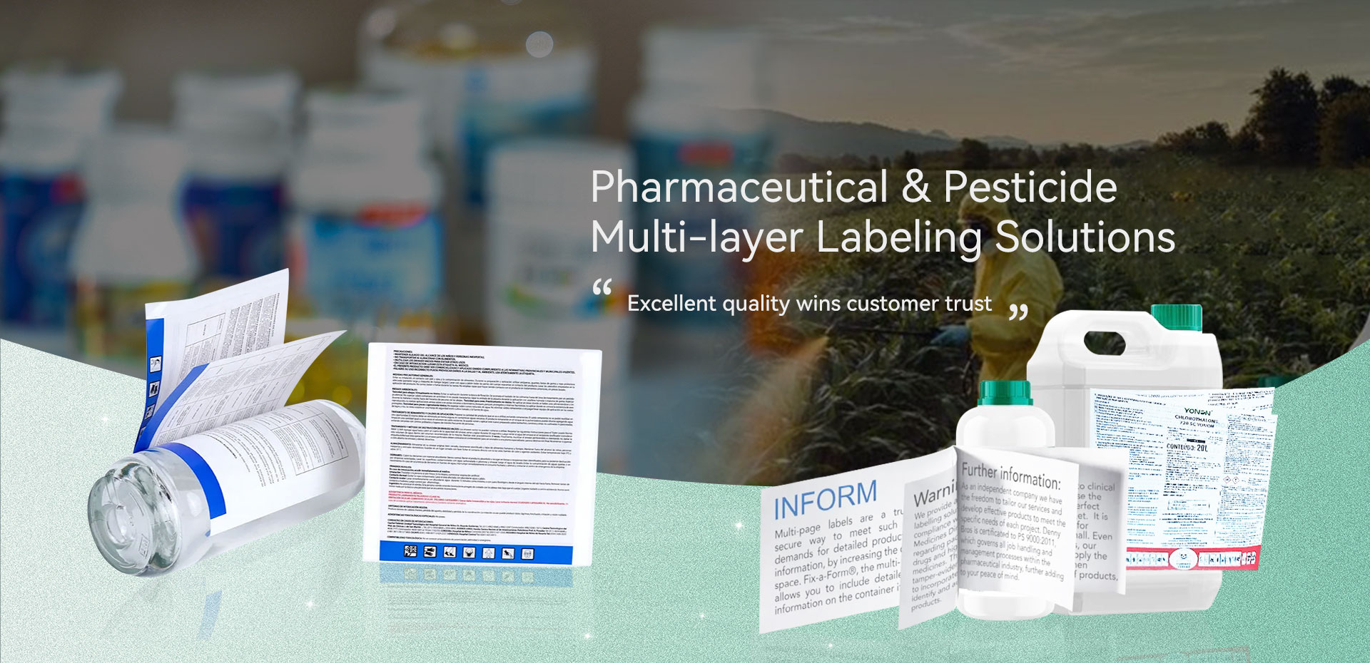 Farmaceutiske etiketter leverandør