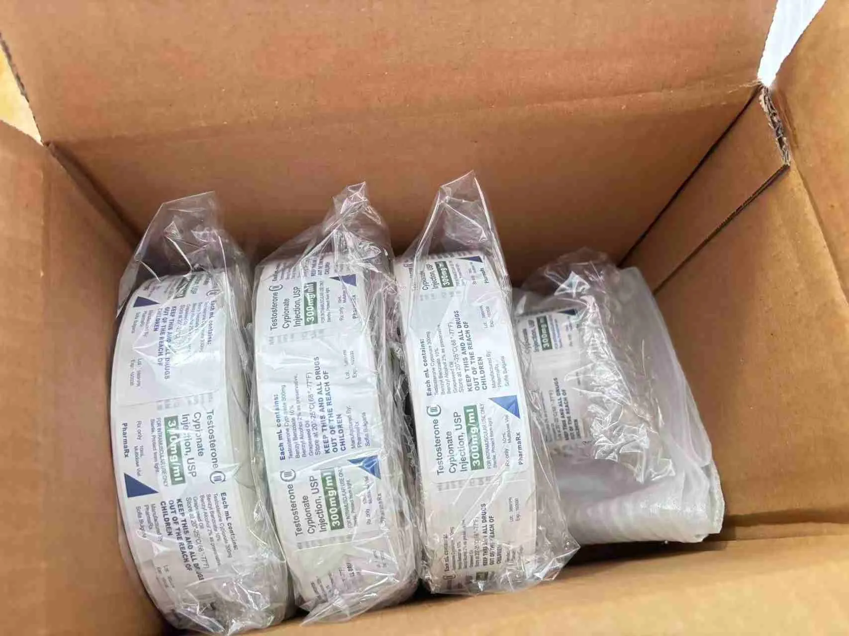 Medicinske etiketter, der skal sendes til USA