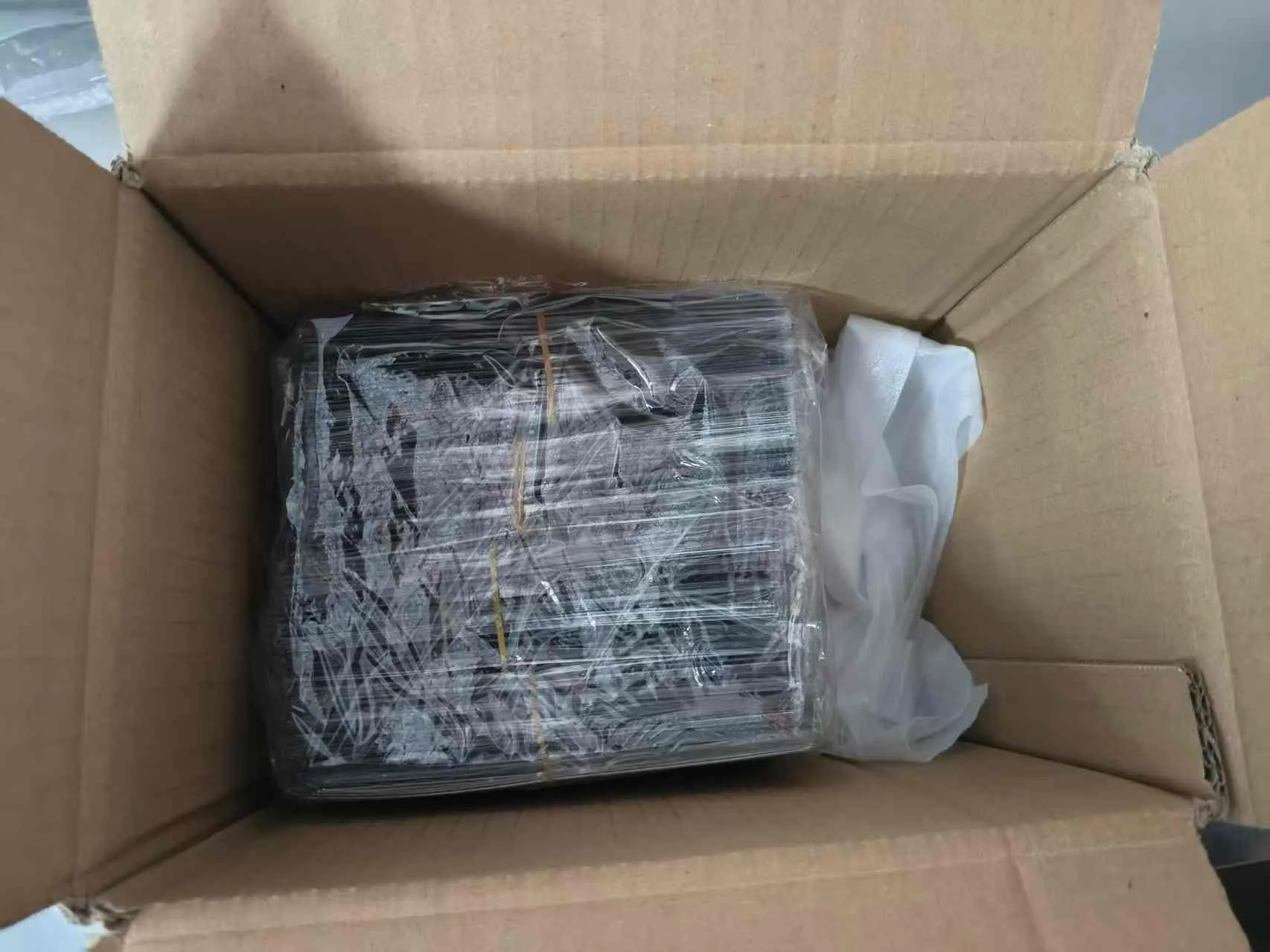 Kreditkort skin-ordren er blevet afsendt