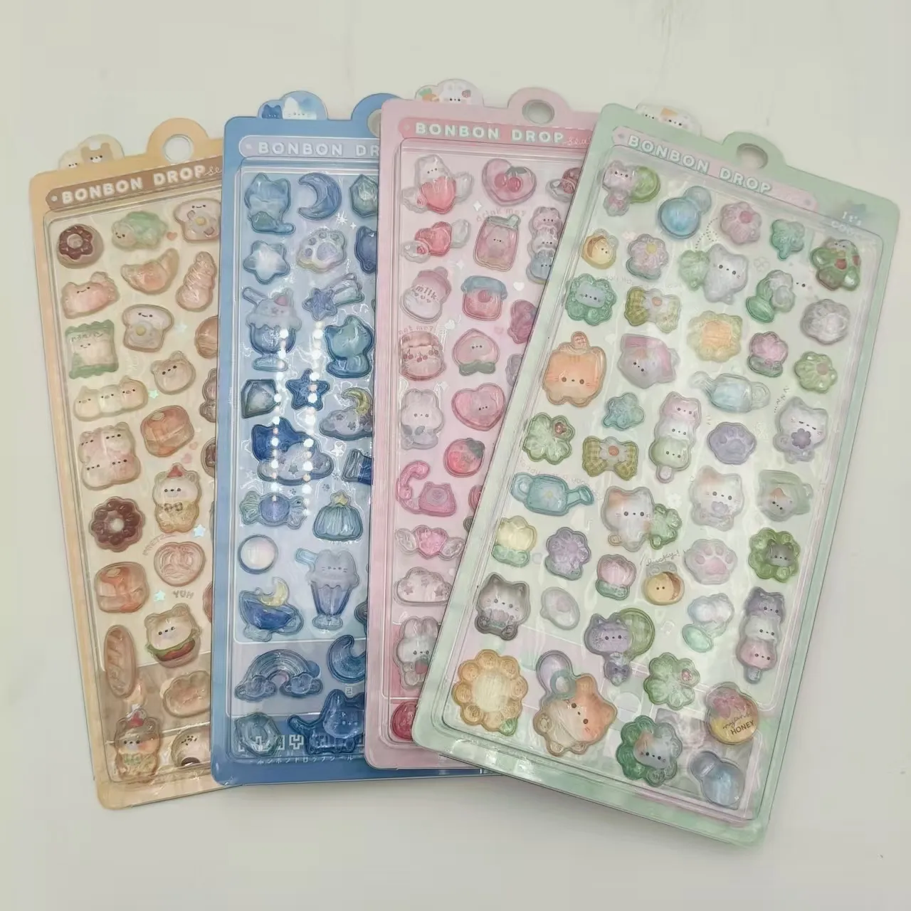 3D-relief børnemærkater er klar til forsendelse