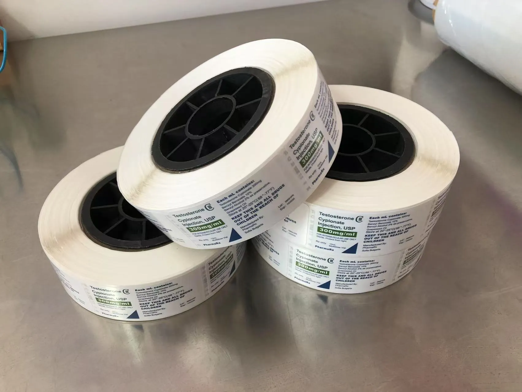 Enkeltlags medicinske etiketter vil blive sendt