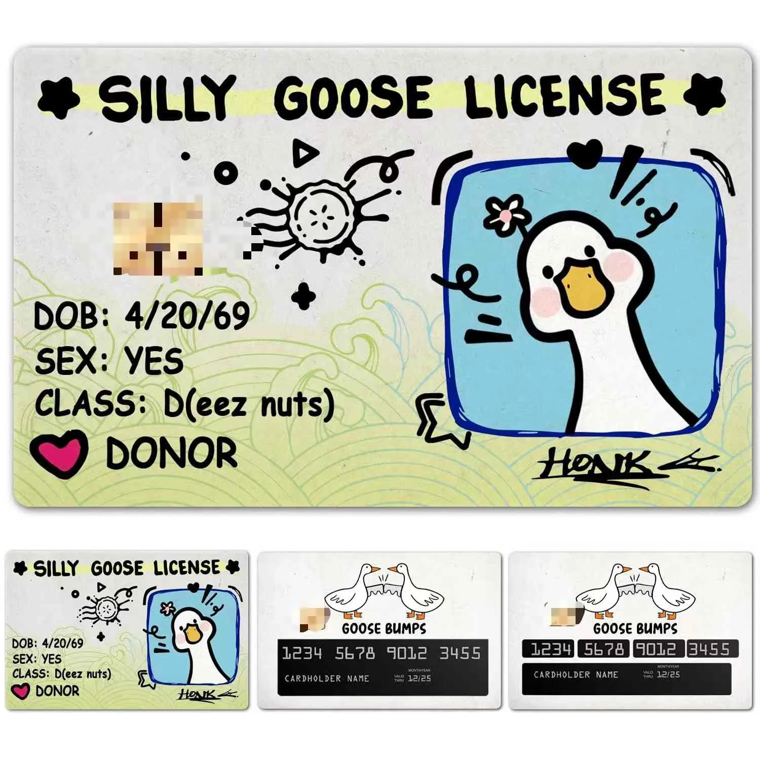 Kreditkort-skindklistermærker