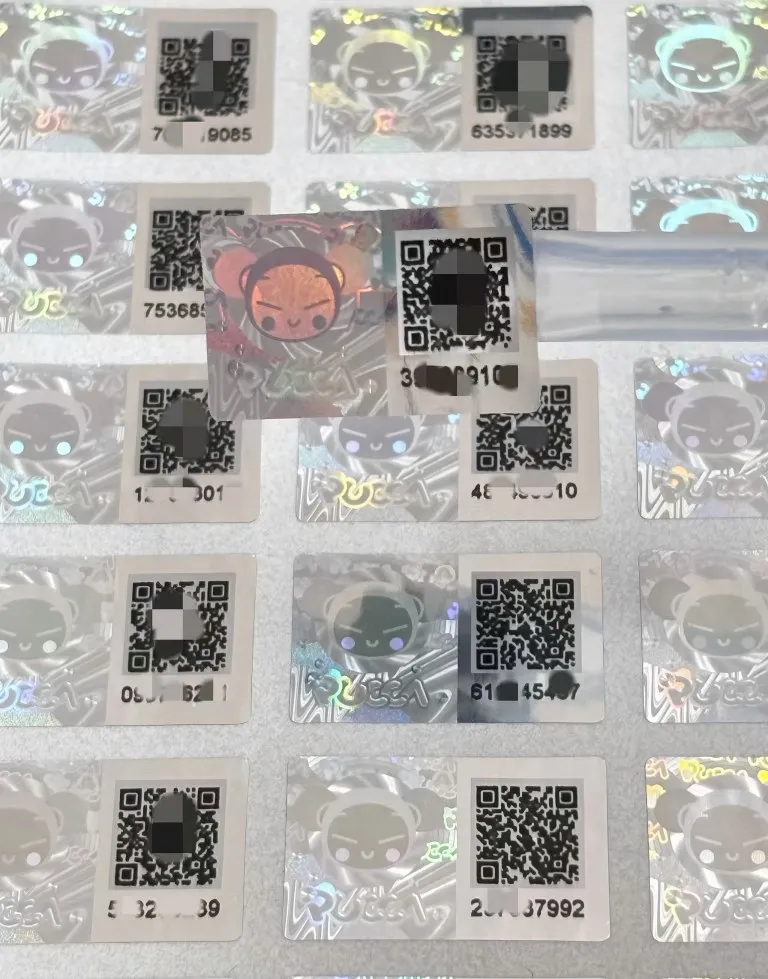 QR-kode Anti-counterfeiting-etiketter