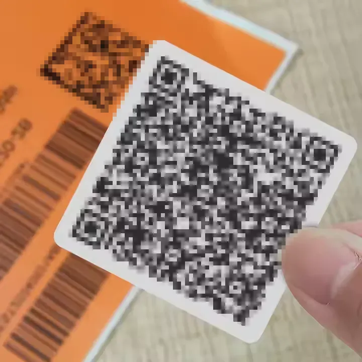 QR -kodetiket