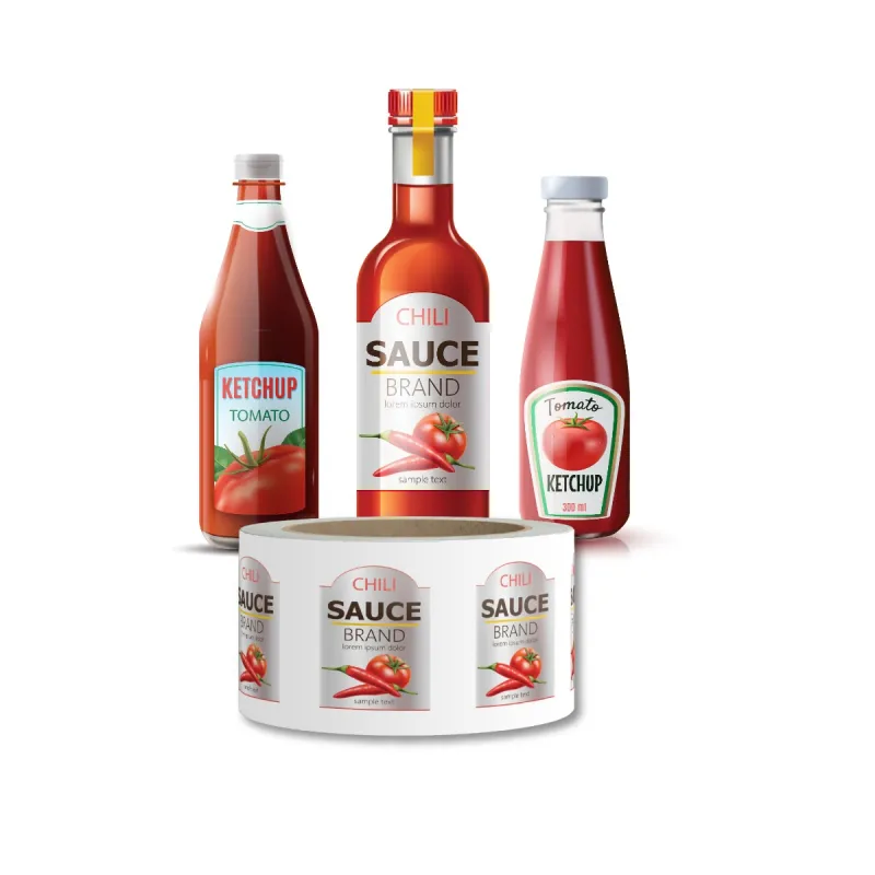 Sauce flaske etiket