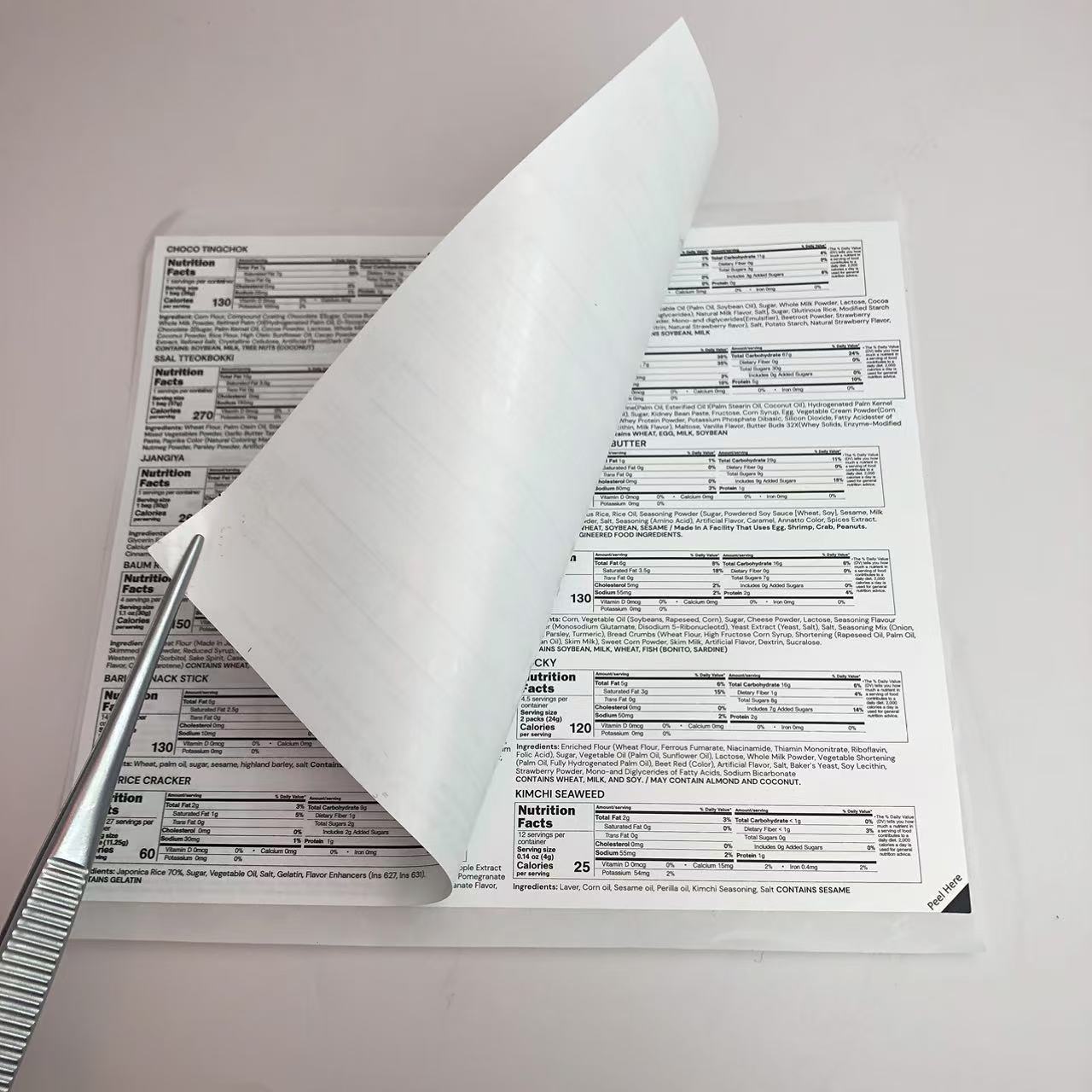 Suppler 2-lags etiketter